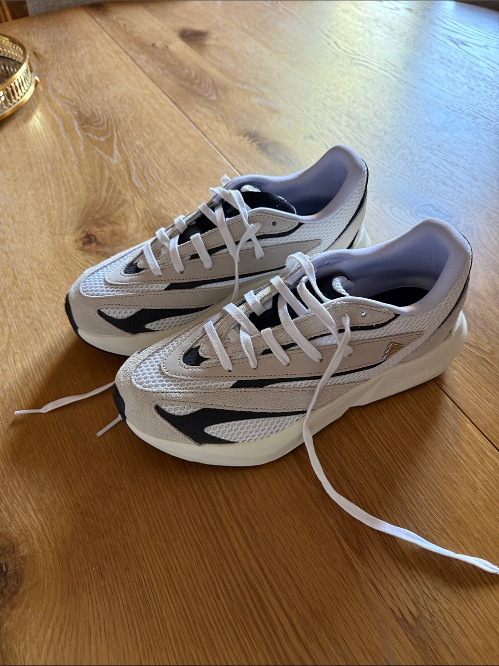 adidas Women's White and Black Athletic Sneakers - Picture 2 of 5